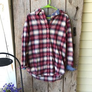 Red, Blue, & Cream Flannel